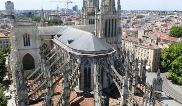 saint michel bordeaux vue du ciel